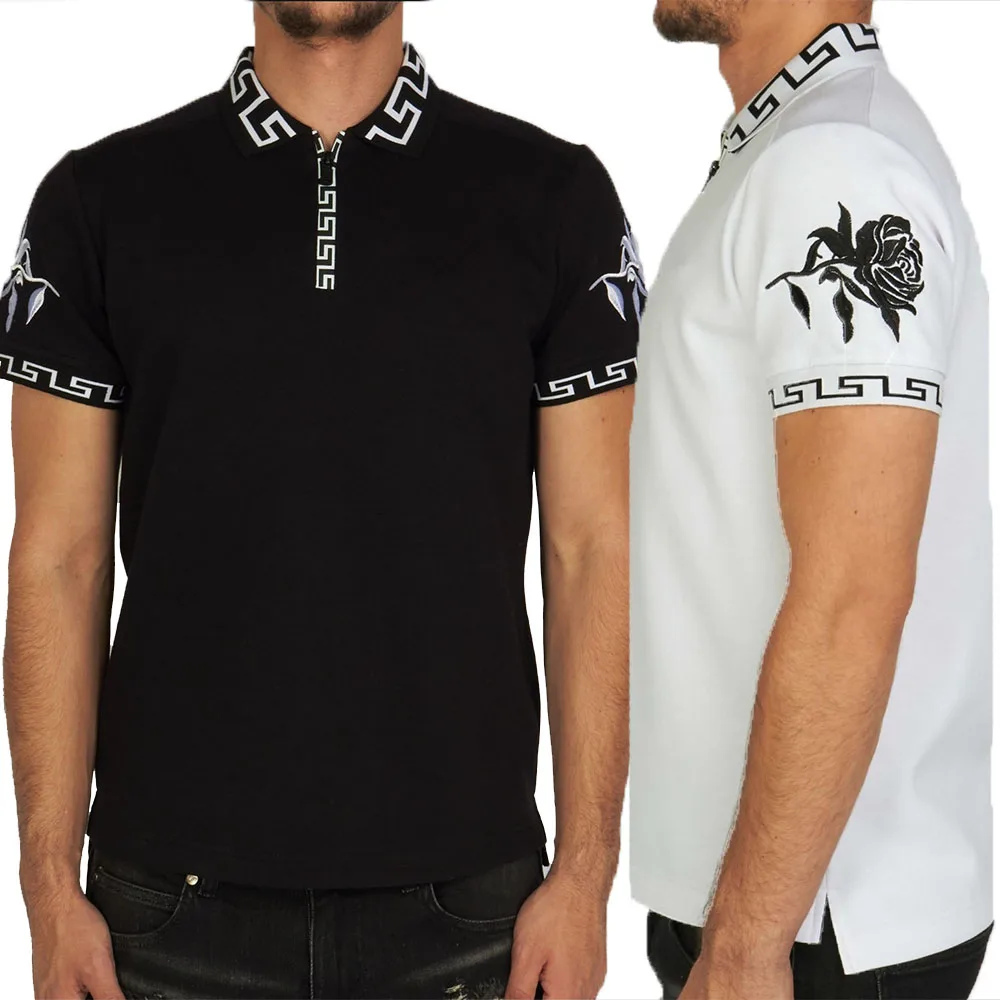 Ky Custom Polo Shirts With Embroidery Logo Golf Shirts Men's Polo With