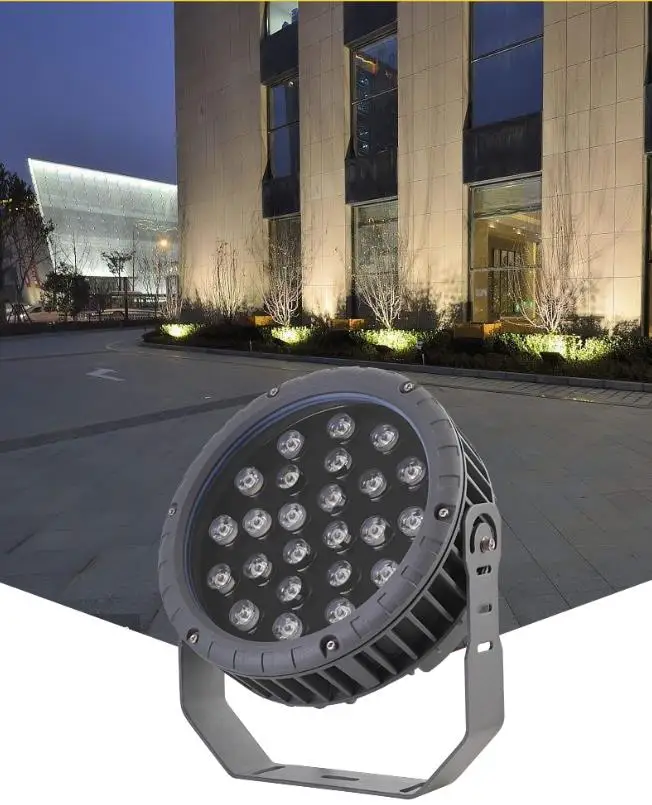 Новый продукт IP65 Водонепроницаемый 15 Вт dmx rgb наружный светодиодный прожектор