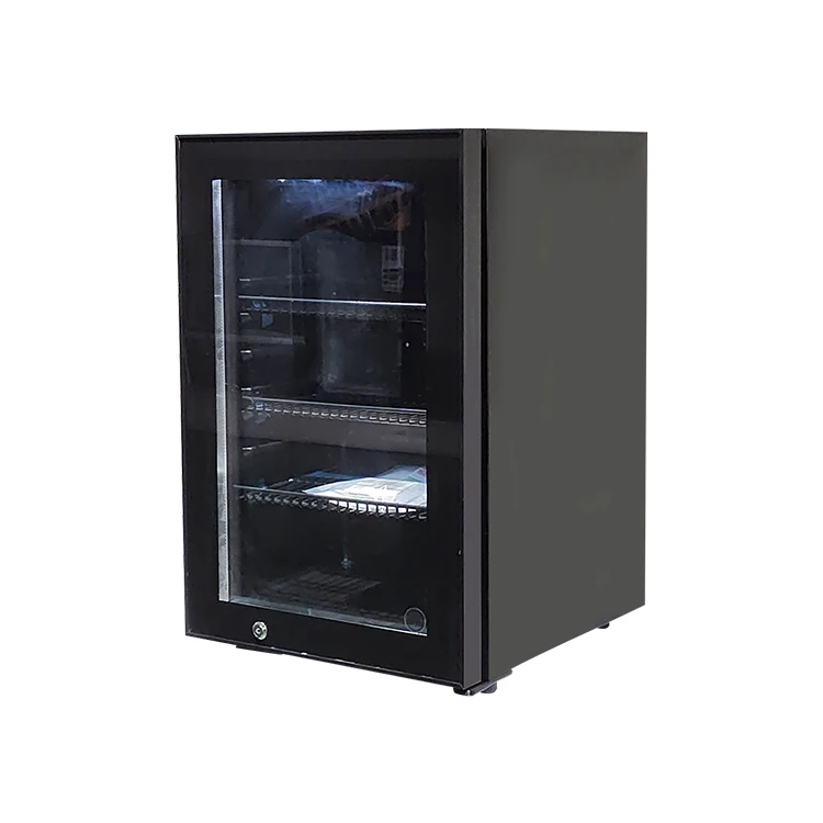 Meisda SC68E 68L Single-Temperature Style Countertop Mini Display Fridge with Single Glass Door