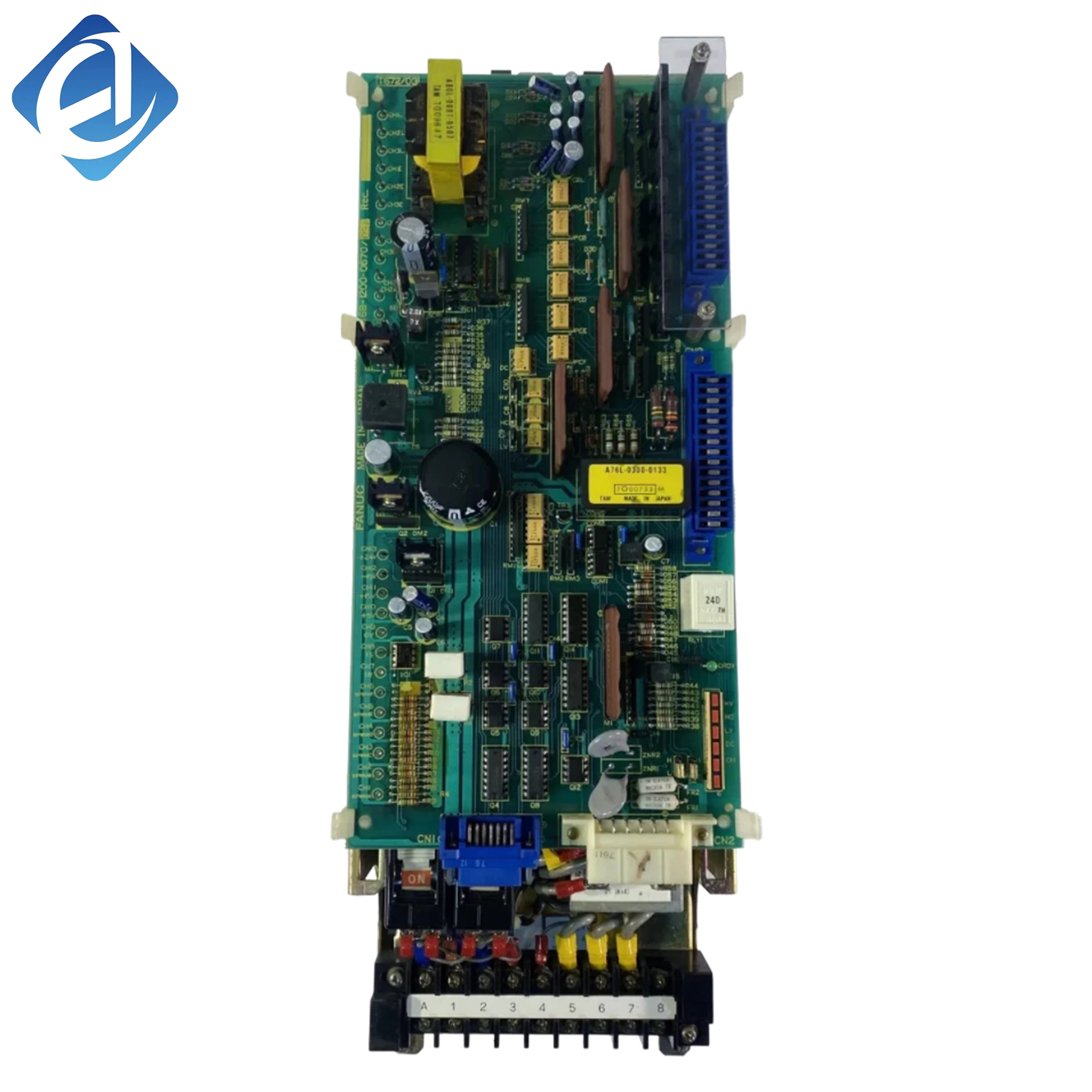 Új, eredeti A06B-6057-H015 Fanuc szervohajtás-erősítő az Alpha sorozatból stabil teljesítménykimenettel és gyors dinamikus válaszidővel. Támogatja az FSSB kommunikációt, széles körben alkalmazzák CNC gépekben és automatizálási eszközökben szervomotorok meghajtására
