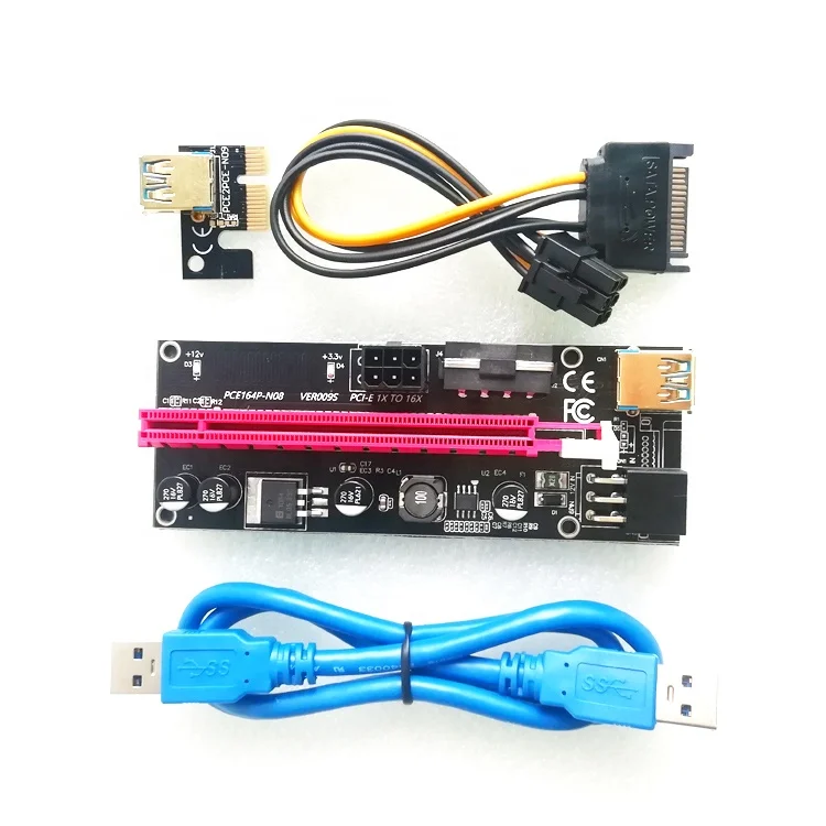 Райзер VER009S PCI E, карта 009 PCI Express PCIE Райзер 009S