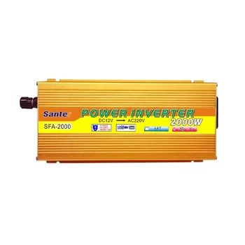 Santer 2000 watt DC 24V to AC 220V 50hz USB DC5V 1A modified sine wave golden power inverter