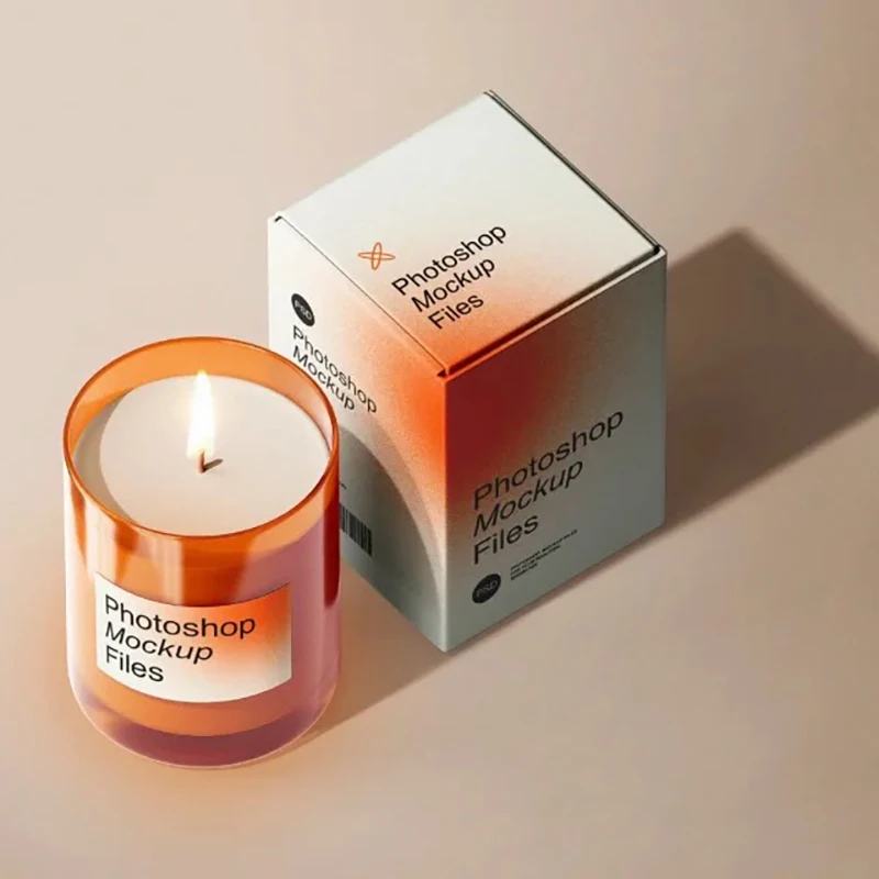 100Pcs Moq Fancy Custom Candle Boxes Candle Boxes Custom Luxury 10Oz Candle Jars With Customized Box