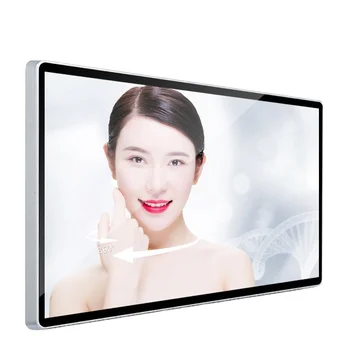 Wall Mounted LCD Screen TV 19 22 24 32 43 50 55 65 inch Android USB Media Advertising Player Digital Signage Displays for Indoor