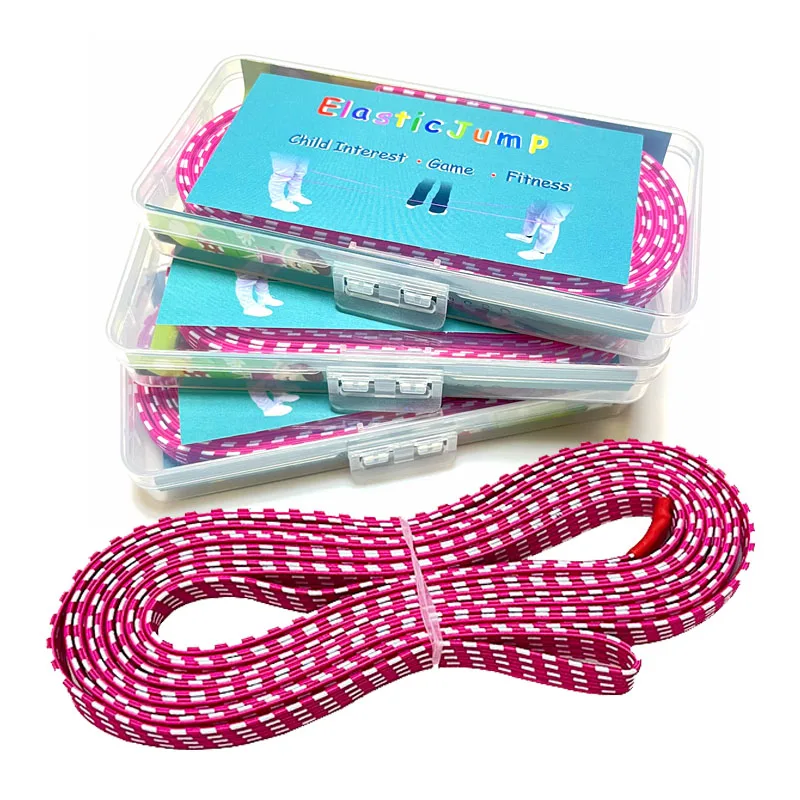 Высокоэластичная цветная китайская Скакалка для фитнеса детей