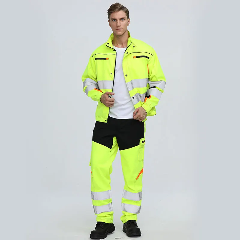 Customize Hi-Vis Mining Protective Clothing Work Jacket Welding Suit Workwear High Visible Clothing