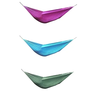 Wholesale Ultra-Light Portable Parachute Nylon Single Hammock Anti-Rollover Outdoor Camping with Mosquito Net