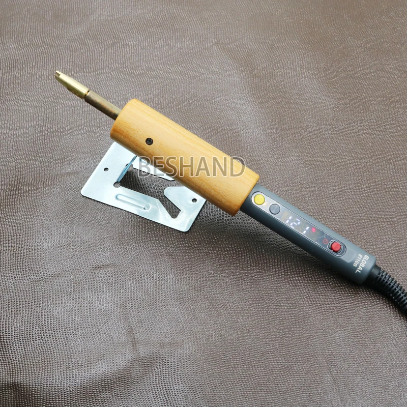Новый кожаный Железный Электрический инструмент для сгибания краев Опциональные латунные наконечники аксессуары M5 ниток кожи