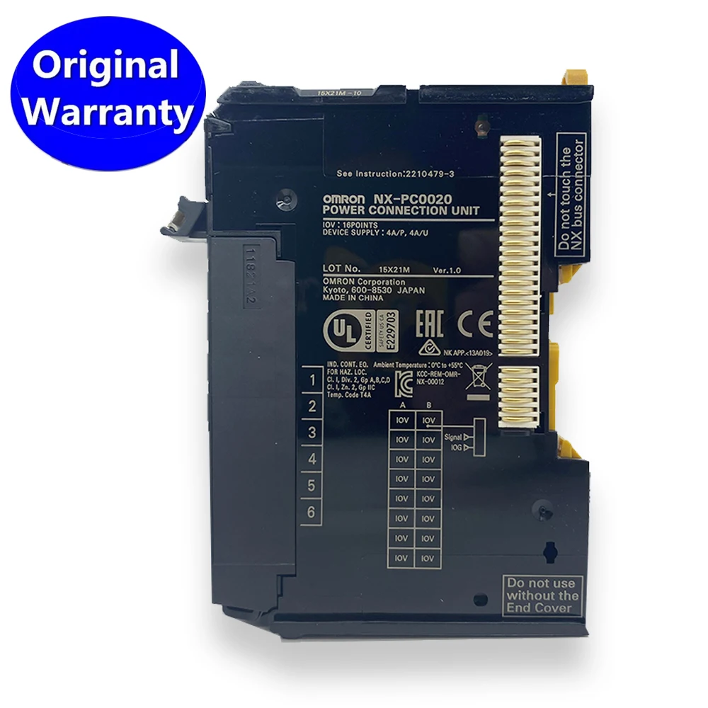 NX-PC0020 I/O Power Supply Connection Unit PLC NX Power Supply Unit  PC0020