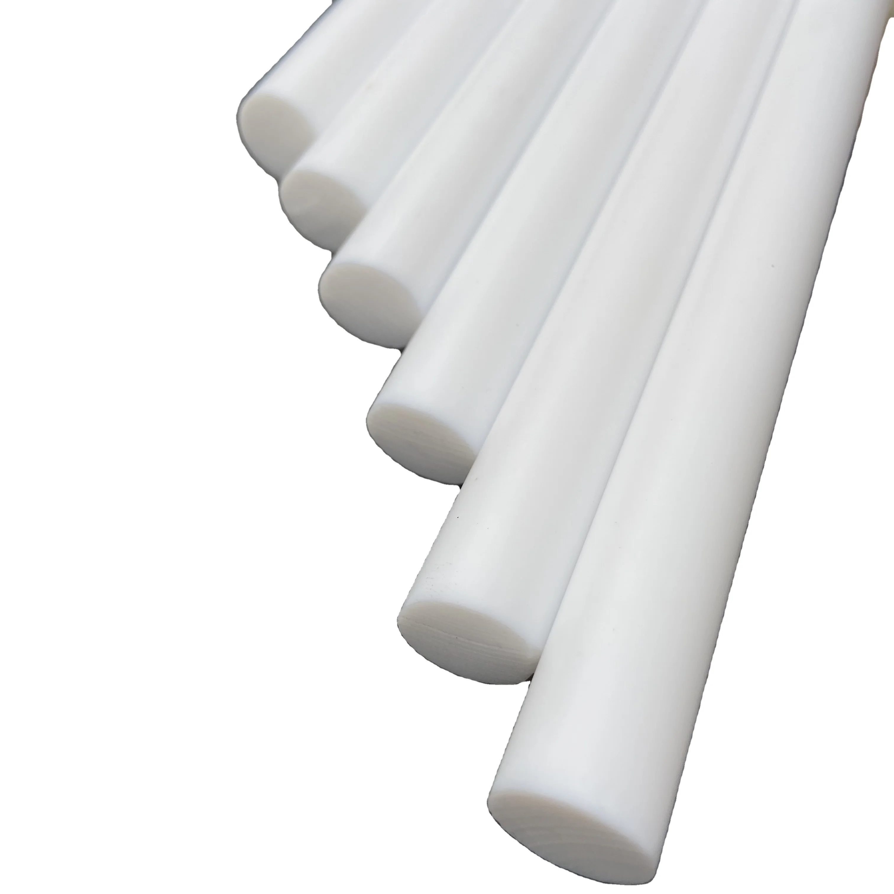 F-4 Fluoroplast Round PTFE Engineering Plastic White Color Bar