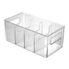 Caja de almacenamiento para mascarillas faciales dividida [1 unidad] Estilo de mano