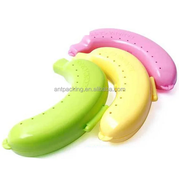 Portable Banana Case Plastic Food Grafe Safe Banana Holder Outdoor Travel Cute Banana Protector Storage Box