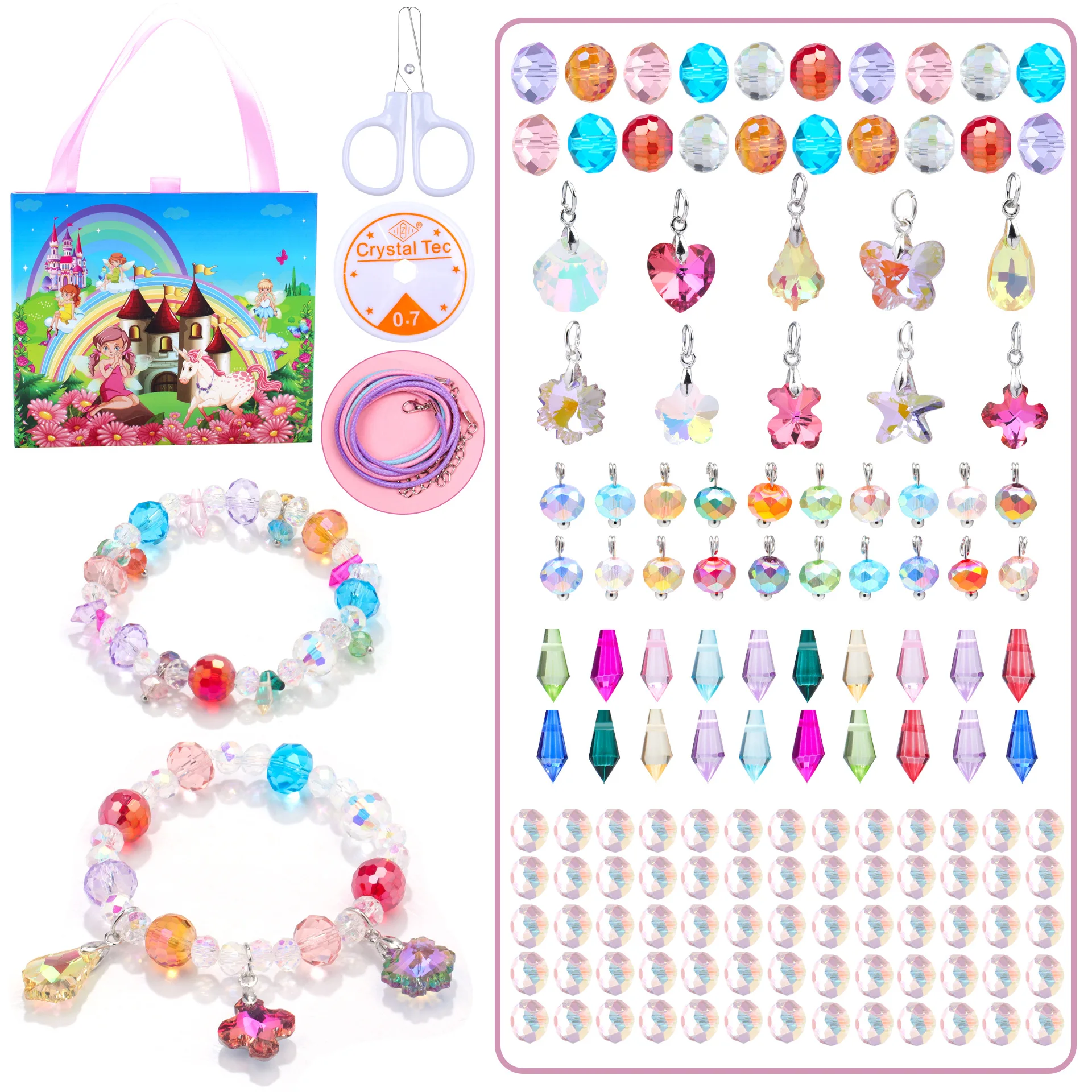 Pink Princess Theme Balloon Arch Garland Kit For Kids Girl Birthday ...