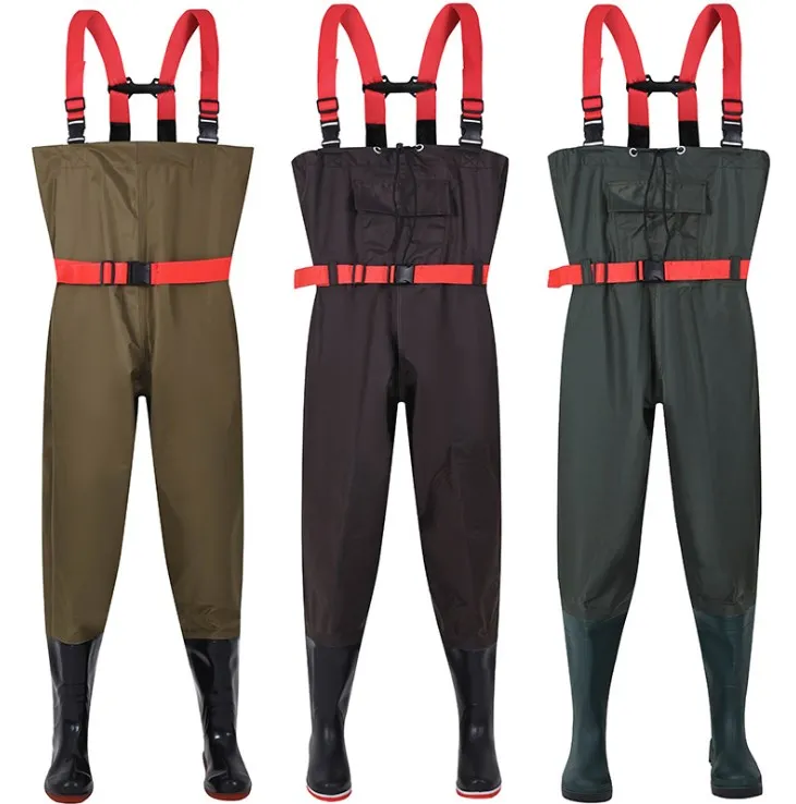 图片[2]-Fishing Waders PVC Waterproof - jinjiaraincoats-jinjiaraincoats