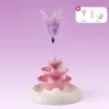 Fruit color-block design [Includes 3 feather cat toys]