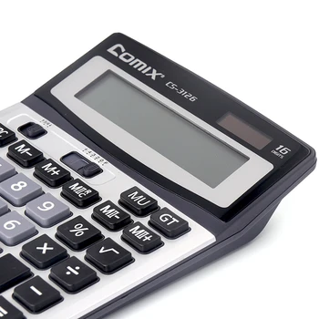 Comix Basic Standard 16 Digital Electric Pocket Scientific Financial Calculator for Home Office School