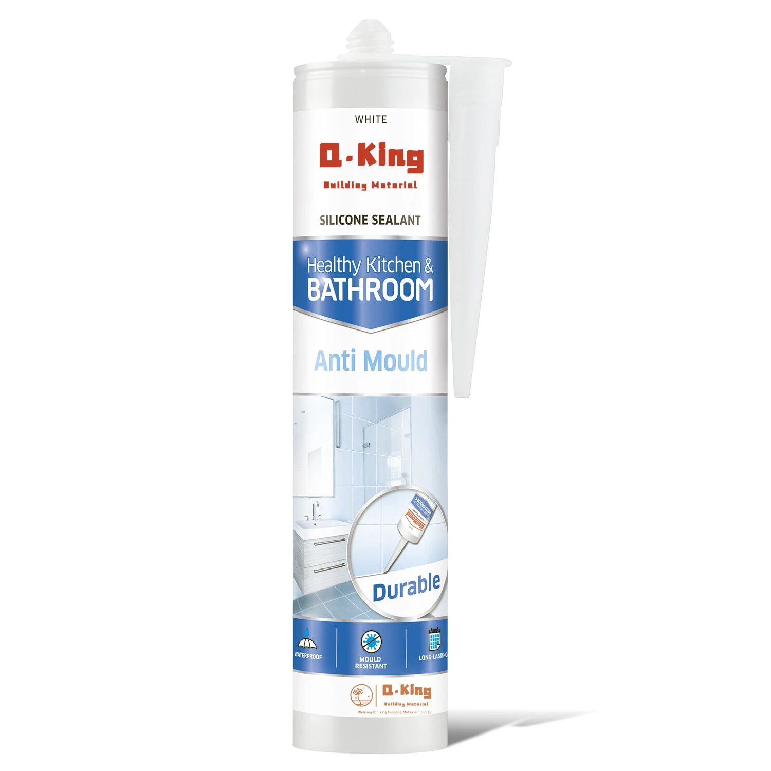 Factory Qk Blue Color Selicon Gp 750g Sausagel Structural Silicone Sealant Glue for Sale