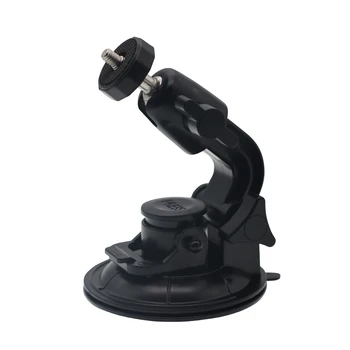 9 CM Single Sucker Stand With ABS Plastic 1/4 Screw Rotate 180 Degrees Mobile Phone Holder for Motion Camera