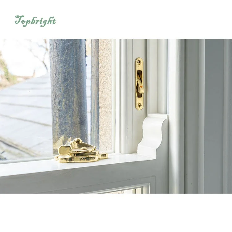 Aluminium Vertical Sliding Window Thermal Break Screen Double Hung Glazed windows