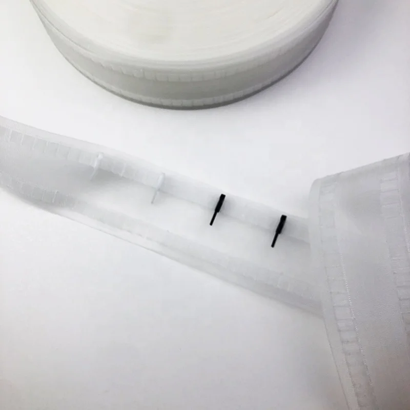 Wave Ripple Fold Curtain Accessories Runner Acrylic Clear Curtain