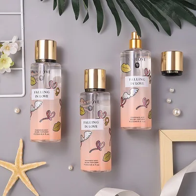 250ml custom logo label and box original fragrance diffuser body spray women's perfume