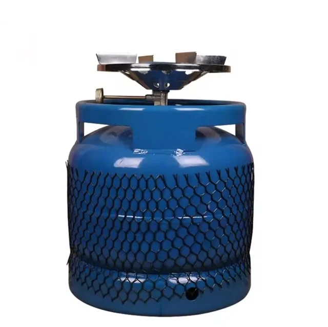 Ghana Small Sizes 6kg LPG Steel Cooking Gas Tank Low Pressure Wholesale Sale