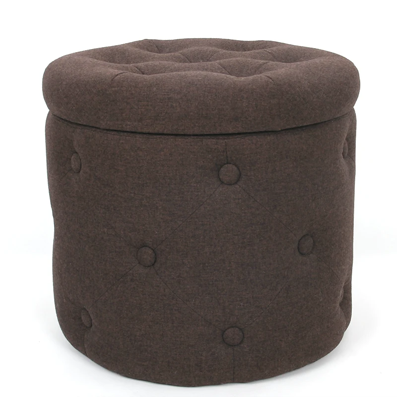 Stool New Sale Dining Round Modern Indoor Home Luxury Foot Step Living Room Furniture Gold Metal Velvet Ottoman Stools