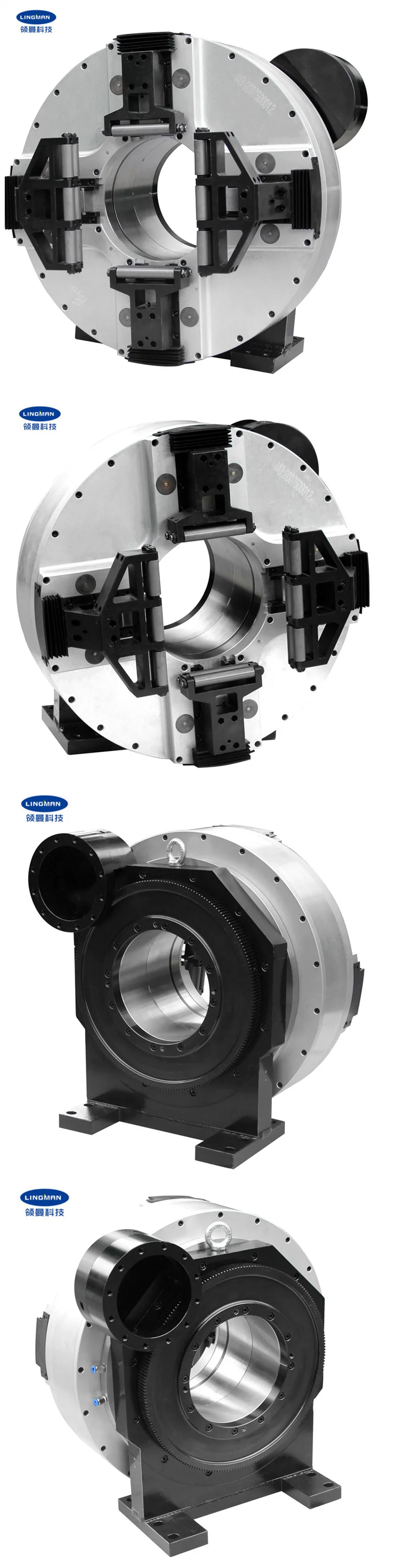 CNC Lathe Pneumatic Power Chuck with 3 Years Warranty 210mm Claw Stroke and 1.5KN Clamping Force for Laser Tube Cutting