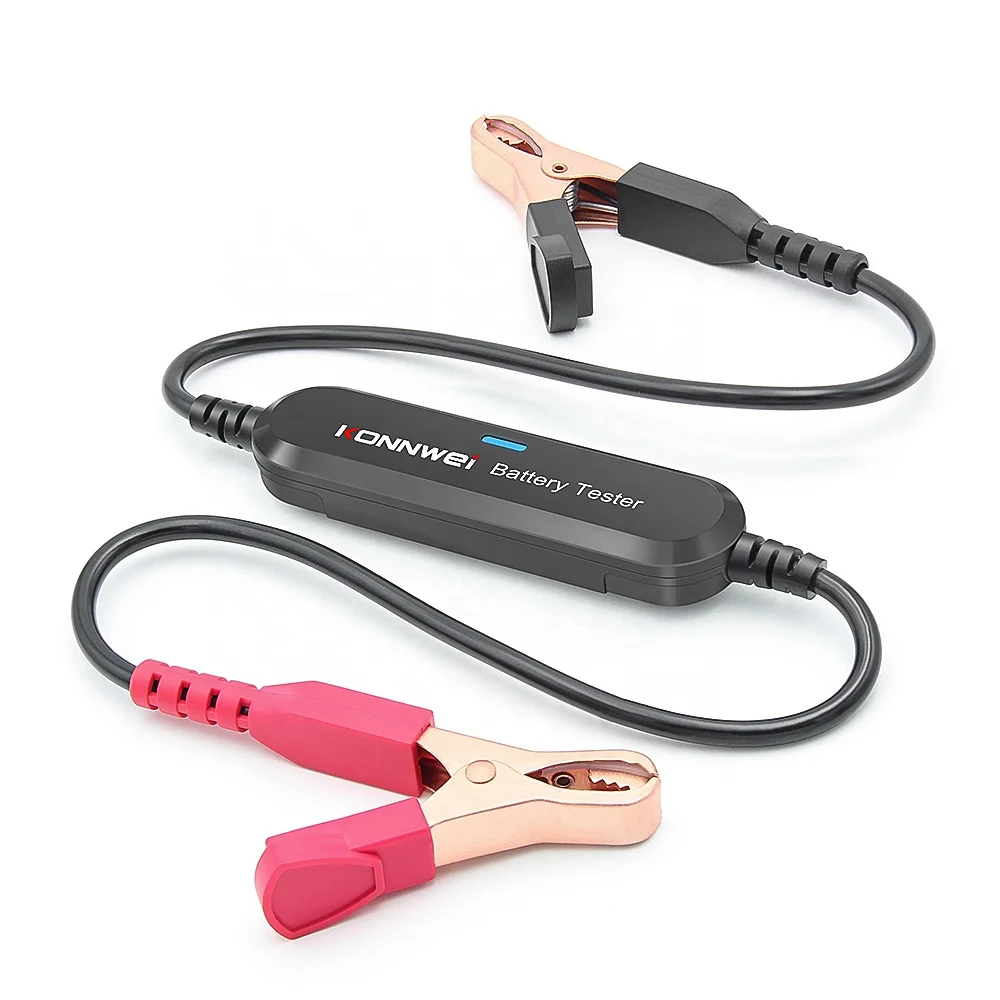 Тестер аккумулятора Konnwei BK100 12 В беспроводной прибор для проверки запуска 6-12 детектор свинцово-кислотных аккумуляторов с поддержкой 100-2000 CCA