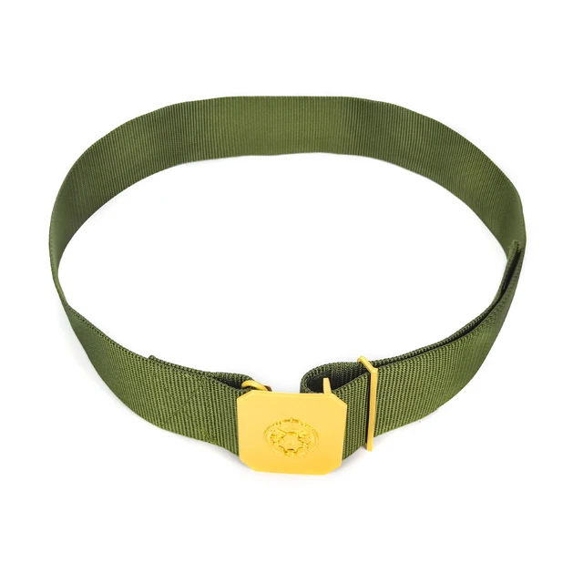 Custom High Quality  100 % Nylon Olive Green Saudi Arabia National Defense  Security Tactical Webbing Belt