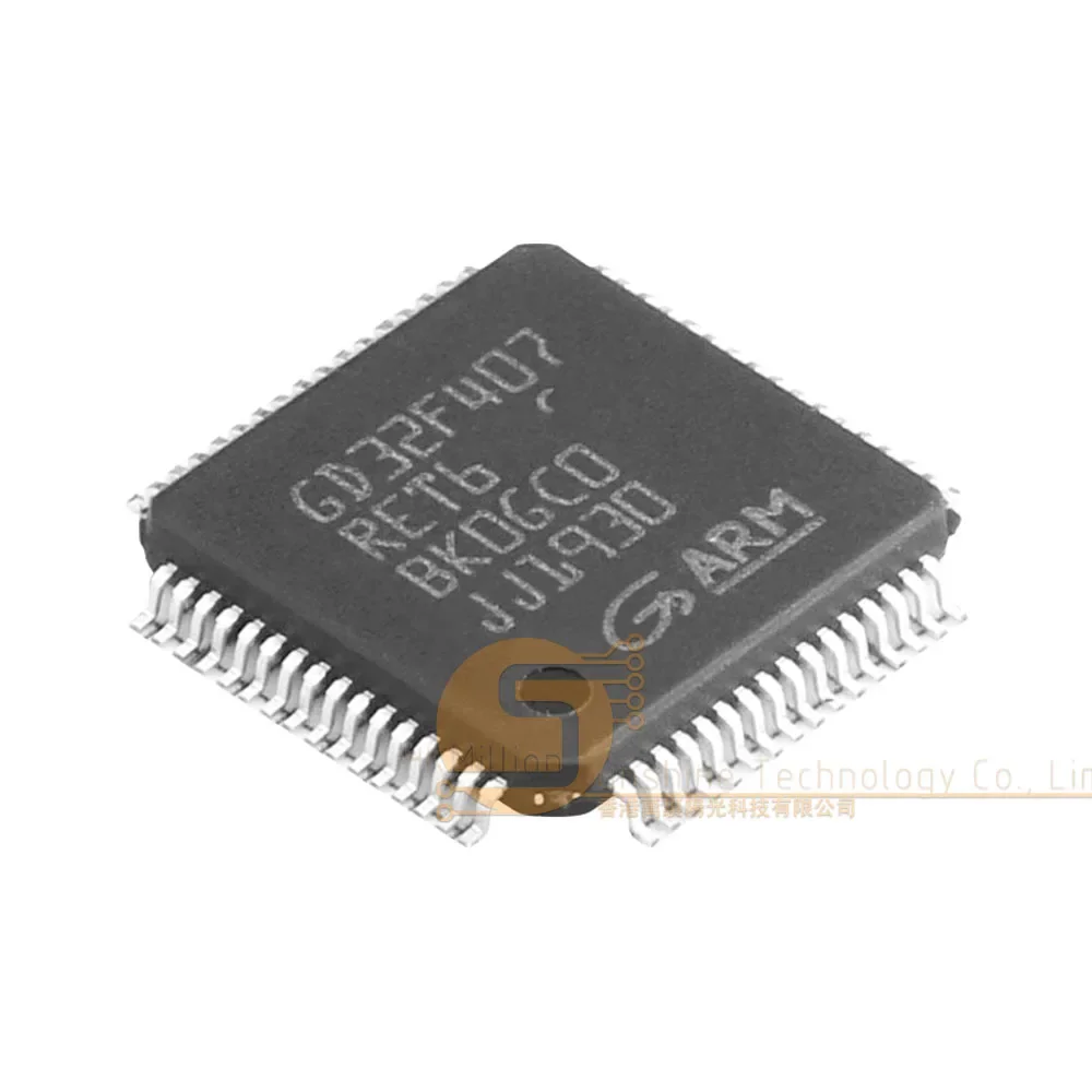 GD32F407RET6 LQFP64 ARM Cortex-M4 MCU、産業用オートメーションおよび高性能組込みシステム用