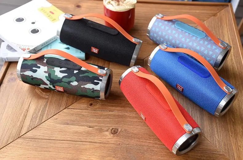 TG109 High-quality IPX4 Waterproof BT Portable Fabric Bluetooth Speaker 10 Watt Support OEM Brand Wireless Great Bass Bluetooth - ANKUX.COM