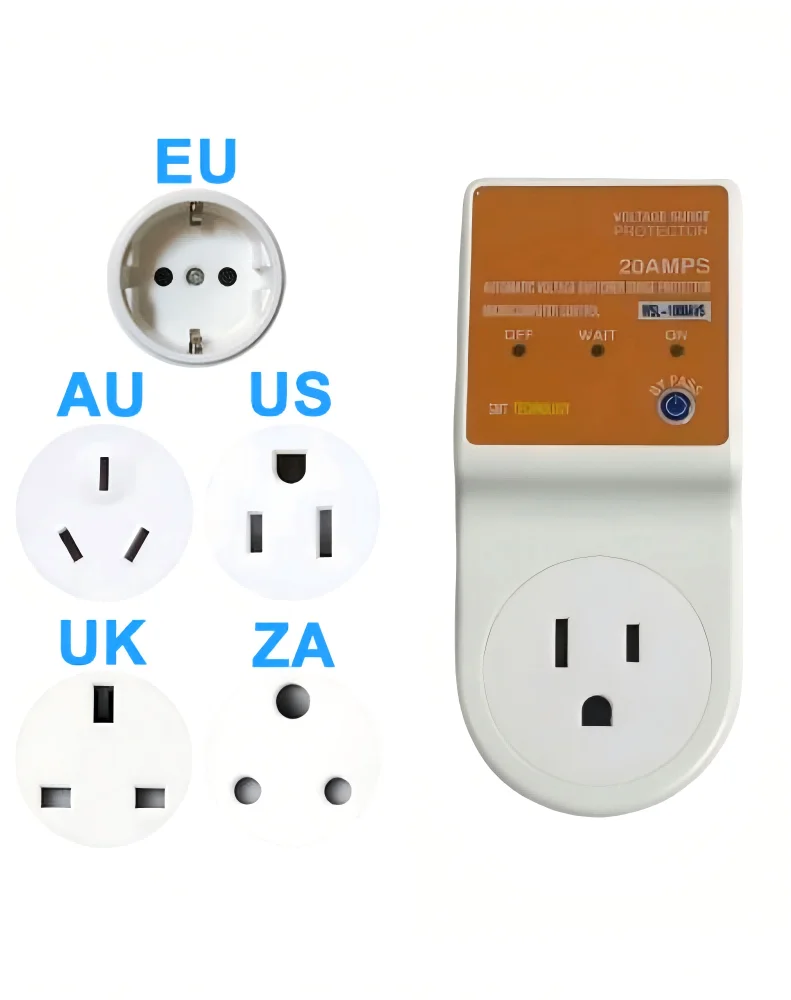 North and South America 120V 220V Voltage protection Socket Current Protector