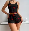Coeur noir + rouge