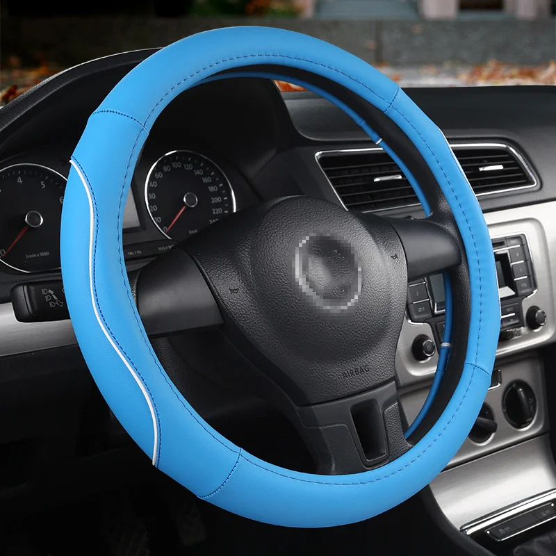 Custommade Different Colors Universal Leather Car Steering Wheel Cover