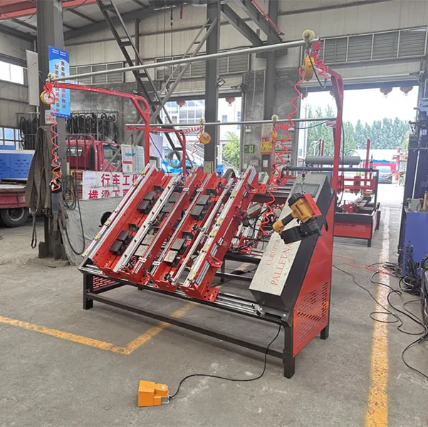 Manual/Semi Automatic Wood Pallet Nailing Machine Used Pallet Making Machine