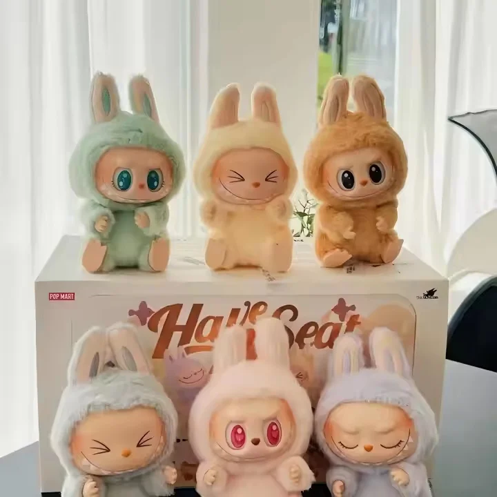 Babythree 小可愛トレンド盲箱 8個セット . labubu Labubu 17cm Baby Clothes Blind Box - Kawaii Macaron Cloth