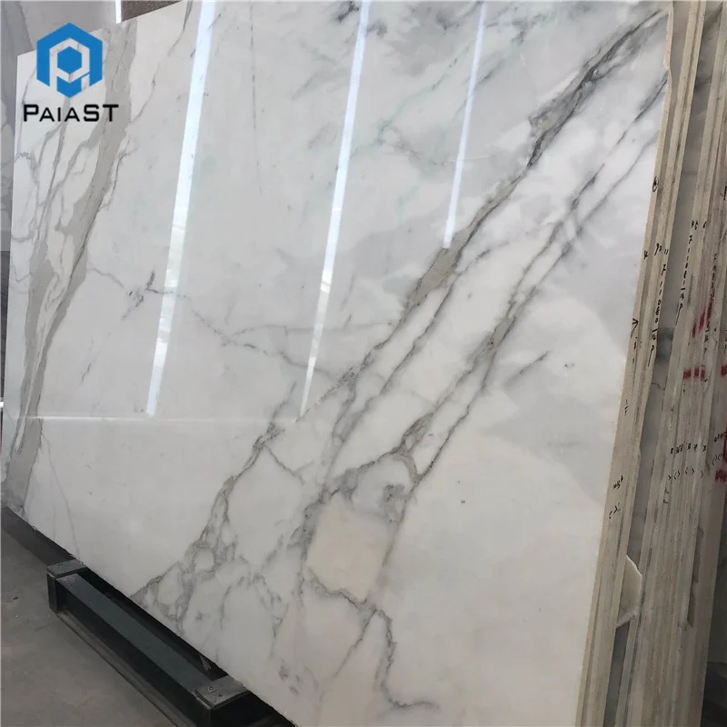 product top quality snow statuario white slabs hotel lobby wall flooring tiles design marble-3