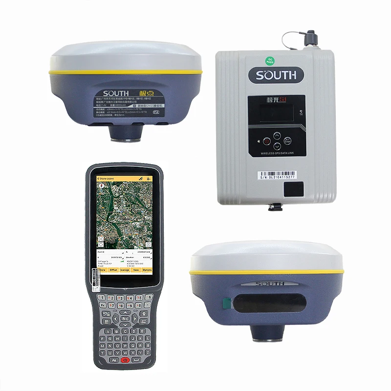 South G2 Base Station and Rover Gps Rtk Survey Instrument Gnss Rtk Receiver with Upgradable SurvStar Software&Firmware