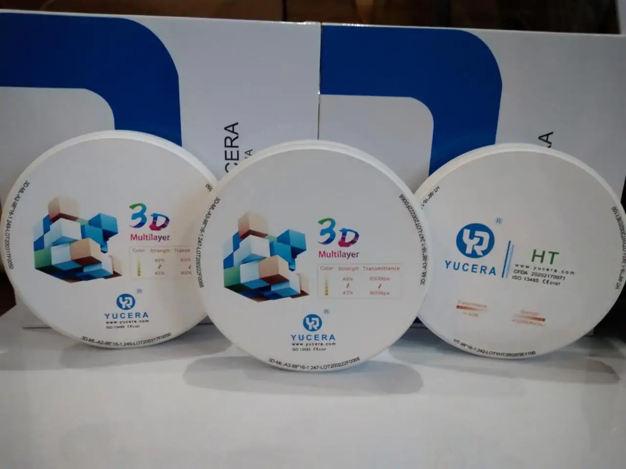 Yucera Zirconia Dental Sht 3d Zirconia Block Disc For Dental Lab Crown