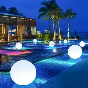IP67 RGB Color-Changing LED Ball Light Remote Controlled Outdoor Decoration
