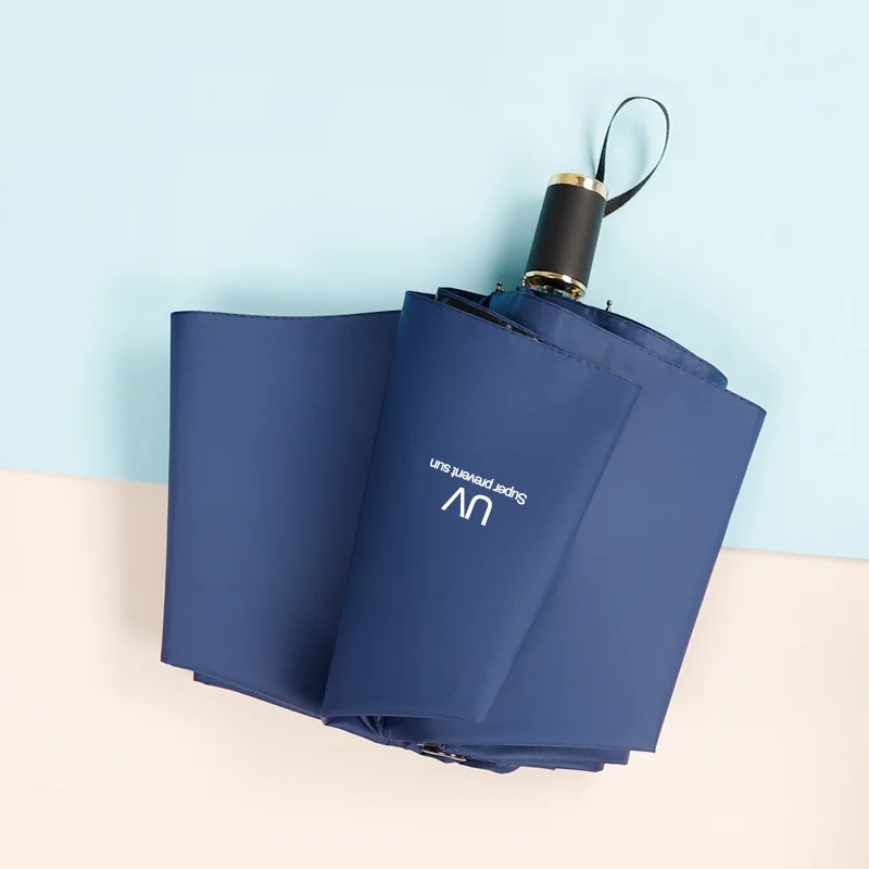 Высококачественный автоматический складной зонт для рекламной цены, зонт с принтом логотипа