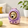 Cachorro morado y rosa