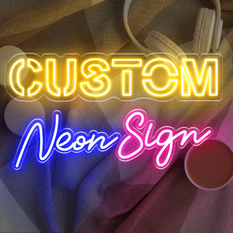product 12v acrylic body custom neon led signs temps colorful emitting electronic for cars neon lights-4