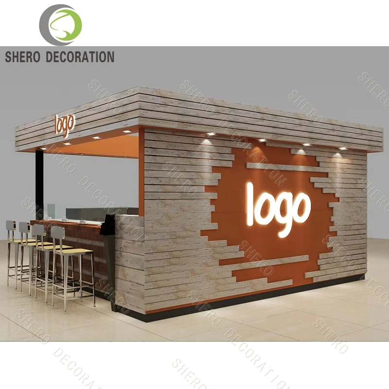 Portable Beverage /coffee /juice bar / Ice Cream Shop Kiosk Counters and Furniture