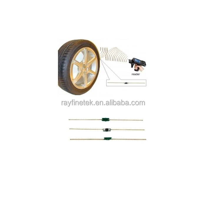 UHF RFID Spring Tire Tag Embedded Into Tire Production During Manufacturing Process