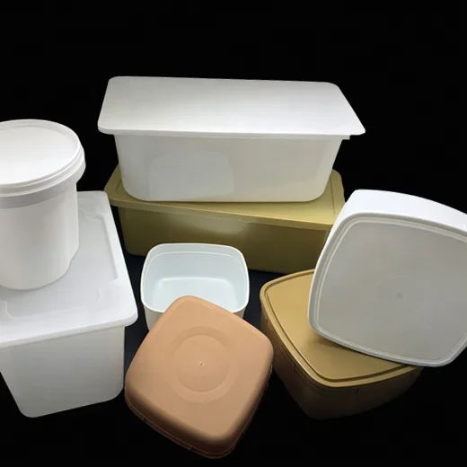 4L square IML Packaging Custom Ice Cream Containers with Lids Container Packaging
