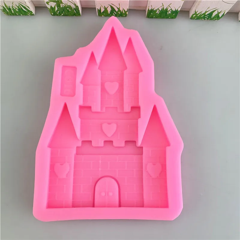 Princess Castle Fondant Chocolate Silicone Mold Cake Decoration Castle