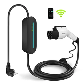 16A 220V AC Portable EV Charger Level 2 Car Charger with GB/T Plug for EV Cars Home and Travel Mobile EV Charging