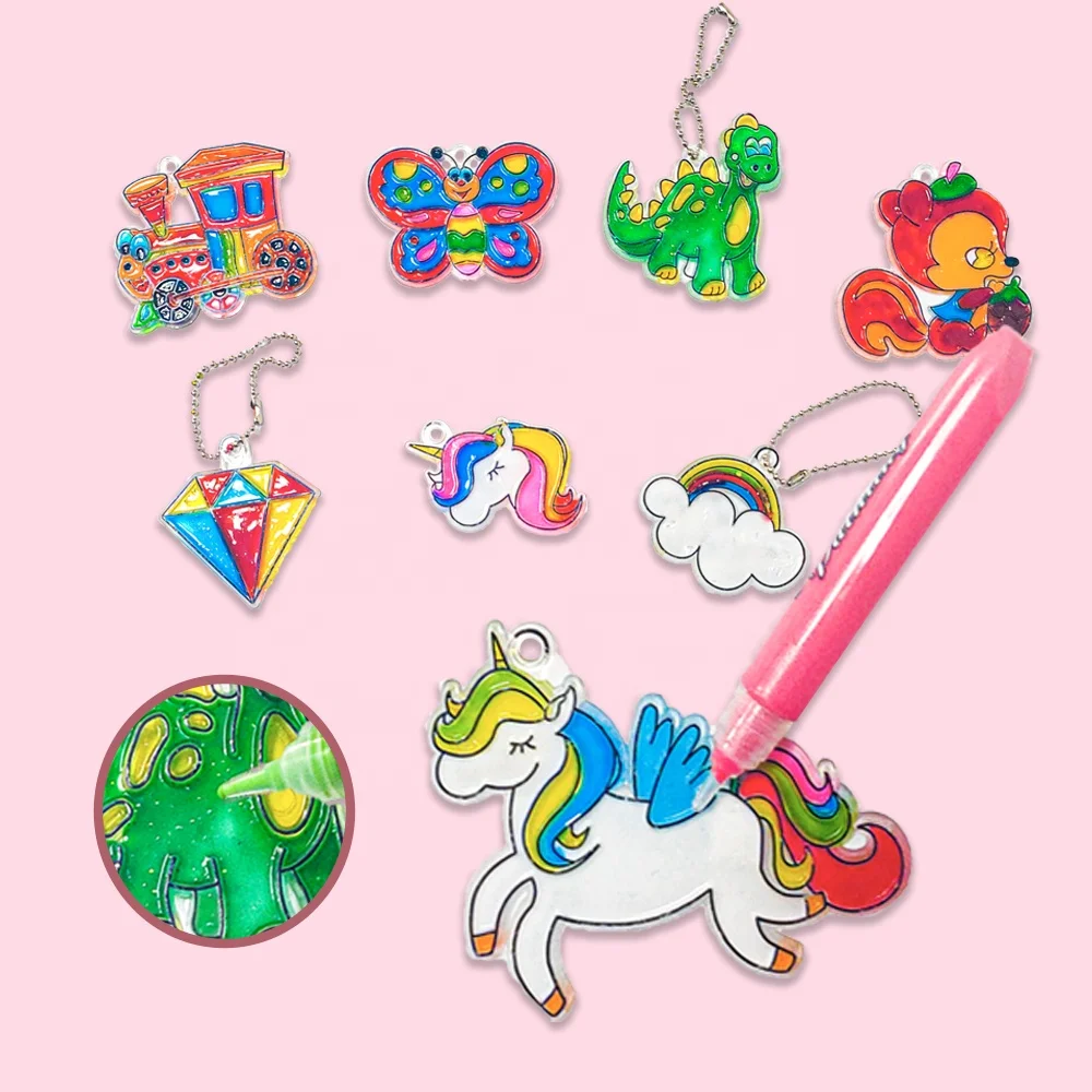 4PK Ловец Солнца Набор для рисования для детей пластиковые темпера изобразительного искусства и поделки для Декор окна